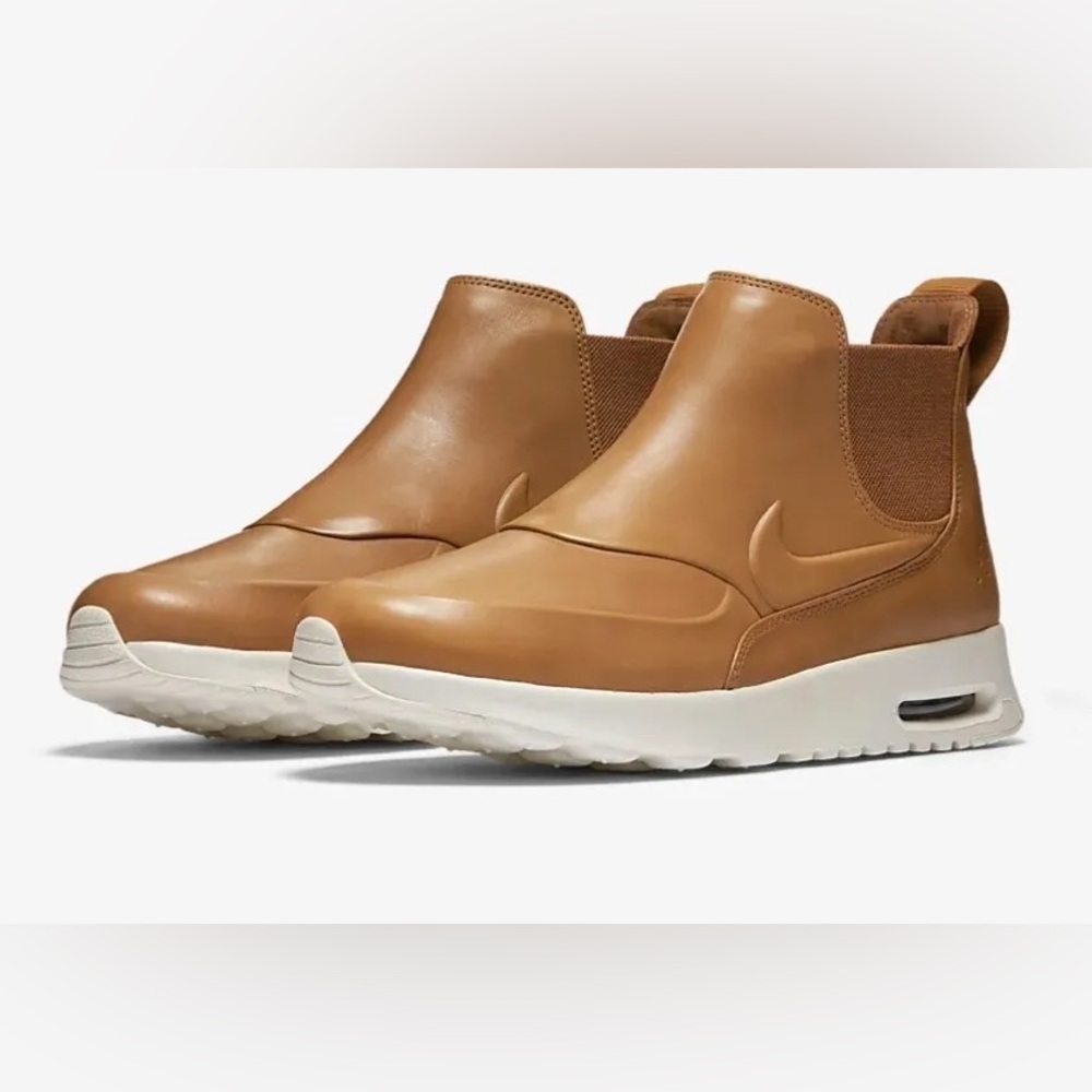 Nike Women's Air Max Thea Mid Ale Brown Leather Sneaker